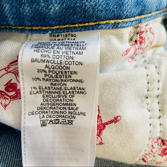 True religion Halle mid rise super skinny distress jeans - Picture 5 of 10